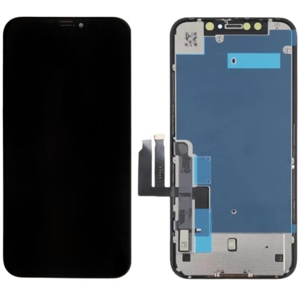 Дисплейний модуль iPhone Xr Black Original PRC (переклеєне скло)